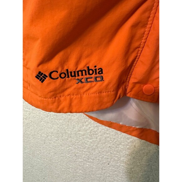 Columbia‎ XCO Jacket Women Small Orange White PACKABLE Full Zip Hooded Softshell - Picture 8 of 16